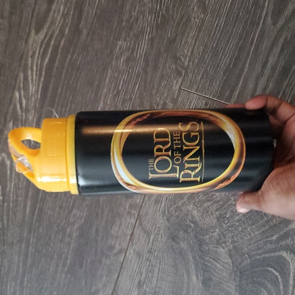 The Lord Of The Rings Aluminium Drink Bottle - Brand New 9"